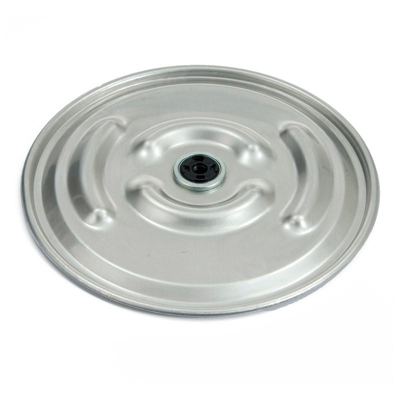 35901163 22 5/16in 304 SS Raised Bumpy Lid - 2in Rieke Vent